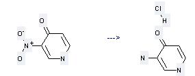 4-Hydroxy-3-nitropyridine can produce 3-amino-1H-pyridin-4-one; hydrochloride.